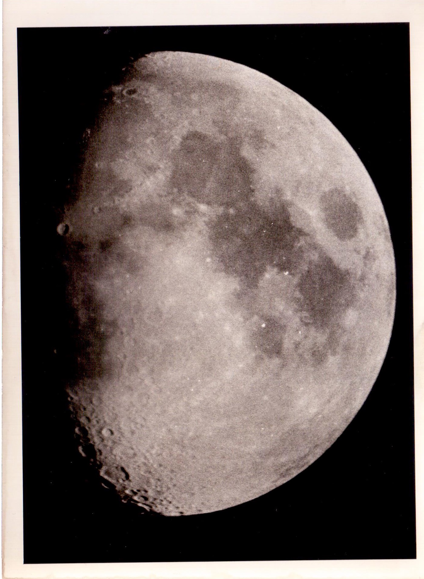 The Moon, taken by our founder Dr Allan Chapman, back in 1970. This was using the 3-inch Refractor the Society was gifted.